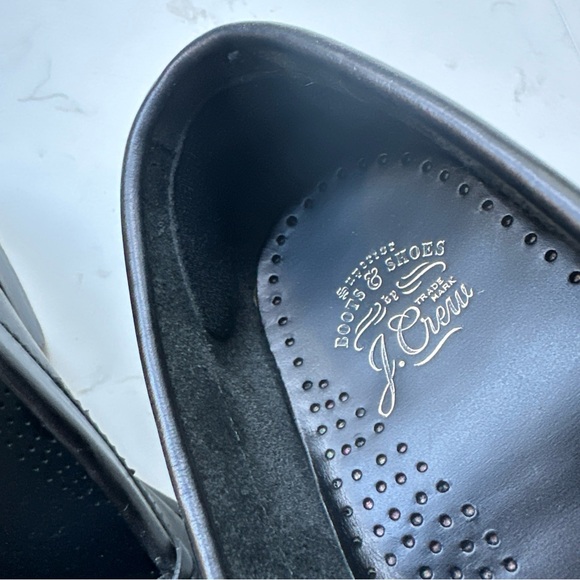 J. Crew Black Leather Loafers